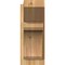 Ekena Millwork Legacy Slat Rough Sawn Outlooker, Western Red Cedar, 8"W x 16"D x 20"H OUT08X16X20LEC06RWR - alternate 3